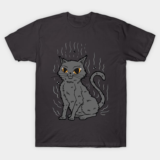 Smelly Cat, What Are They Feeding You? T-Shirt by deancoledesign